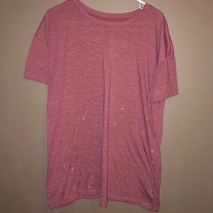 Short sleeve tee , mauve color